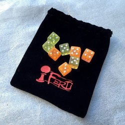 Tumblin dice - Set de dés jaunes et oranges