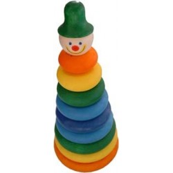 Clown en bois